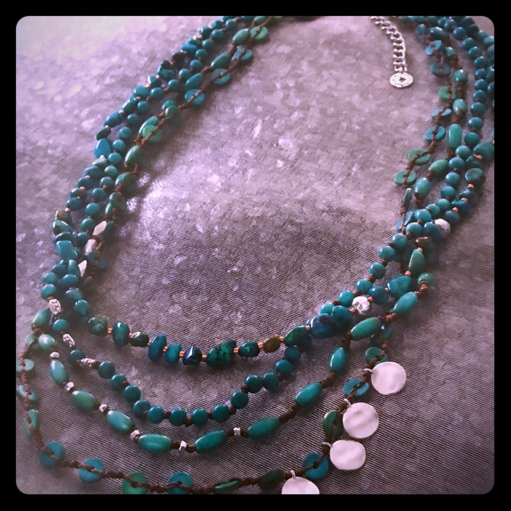 Silpada Tickle Me Turquoise Necklace Item N2886